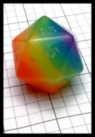 Dice : Dice - 20D - Rainbow by Chirstina Whitton - Gen Con Aug 2016